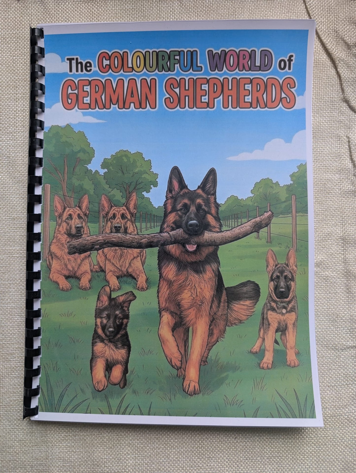 German Shepherd Colouring Book – Loyal & Majestic Dog Breed Colouring Book | 20+ Beautiful German Shepherd Colouring Pages