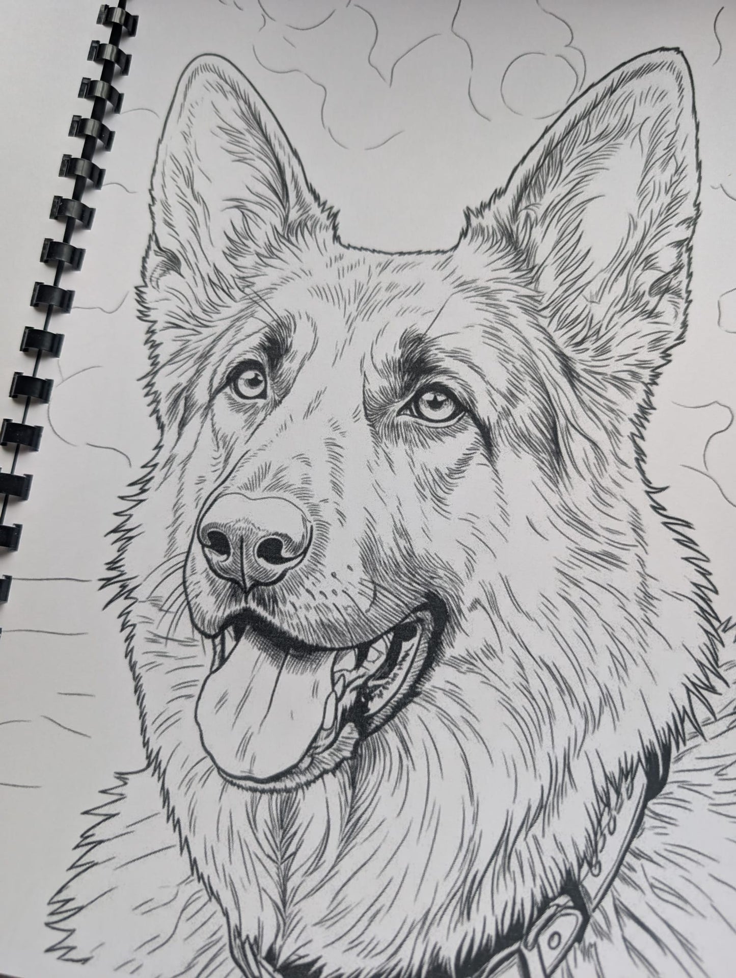 German Shepherd Colouring Book – Loyal & Majestic Dog Breed Colouring Book | 20+ Beautiful German Shepherd Colouring Pages