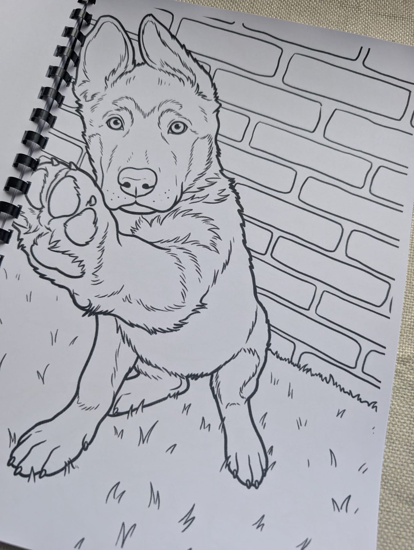 German Shepherd Colouring Book – Loyal & Majestic Dog Breed Colouring Book | 20+ Beautiful German Shepherd Colouring Pages