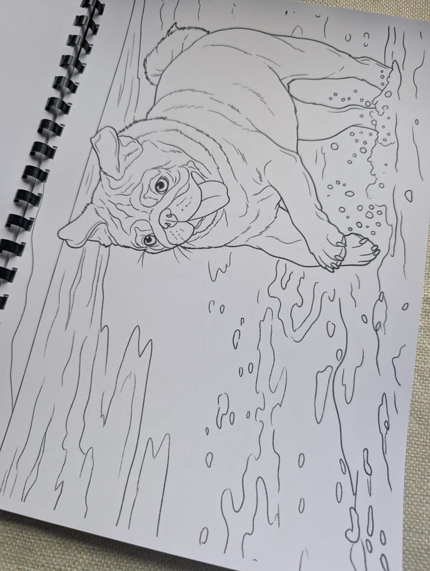 Pugs Colouring Book – Adorable Pug Dog Colouring Book | 20+ Cute & Fun Pug-Themed Colouring Pages