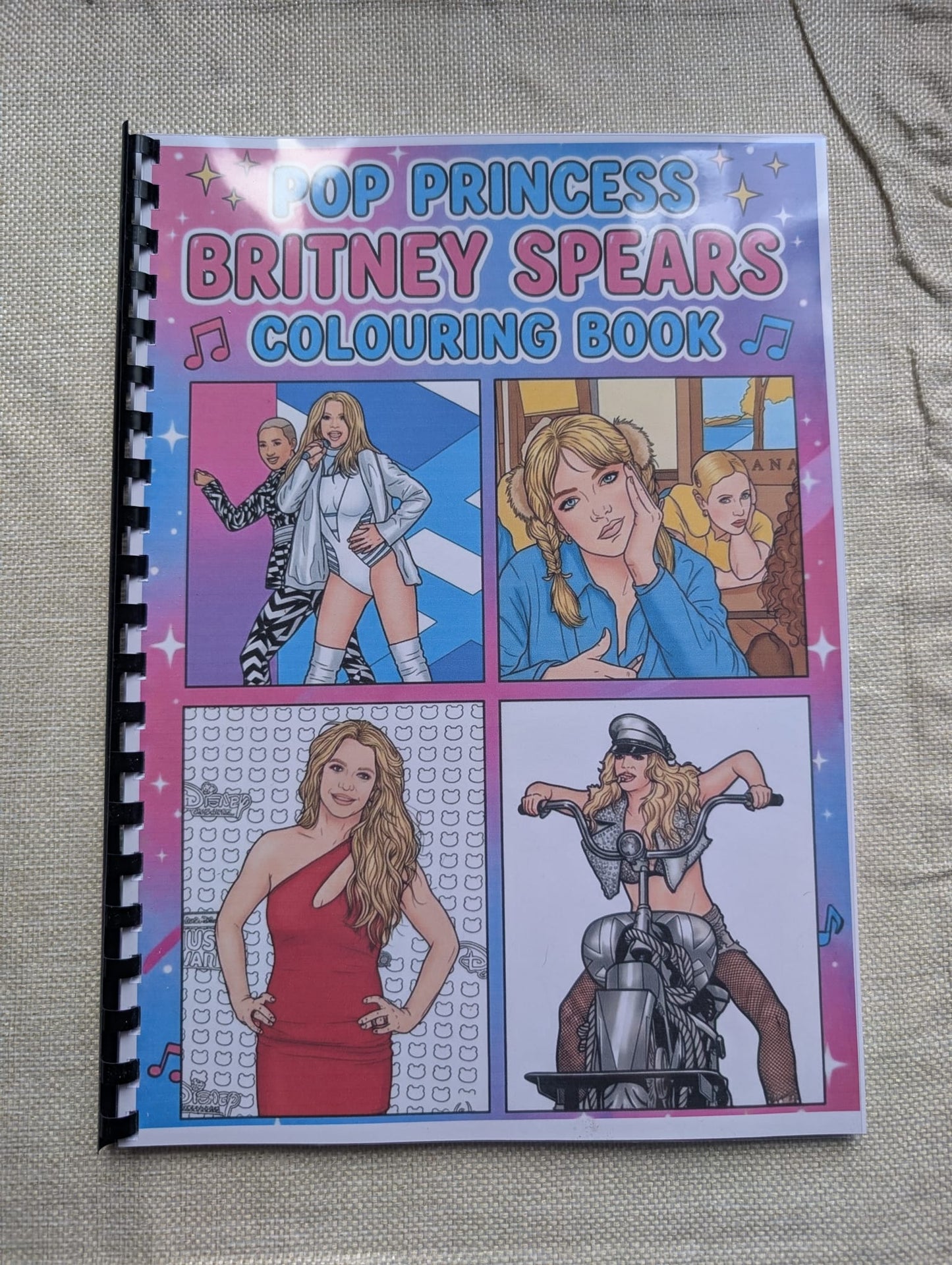 Britney Spears Colouring Book – Inspired Pop Princess Colouring Book | 20+ Pages Celebrating a Music Icon