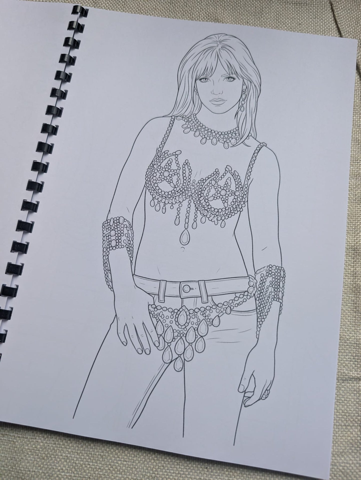 Britney Spears Colouring Book – Inspired Pop Princess Colouring Book | 20+ Pages Celebrating a Music Icon