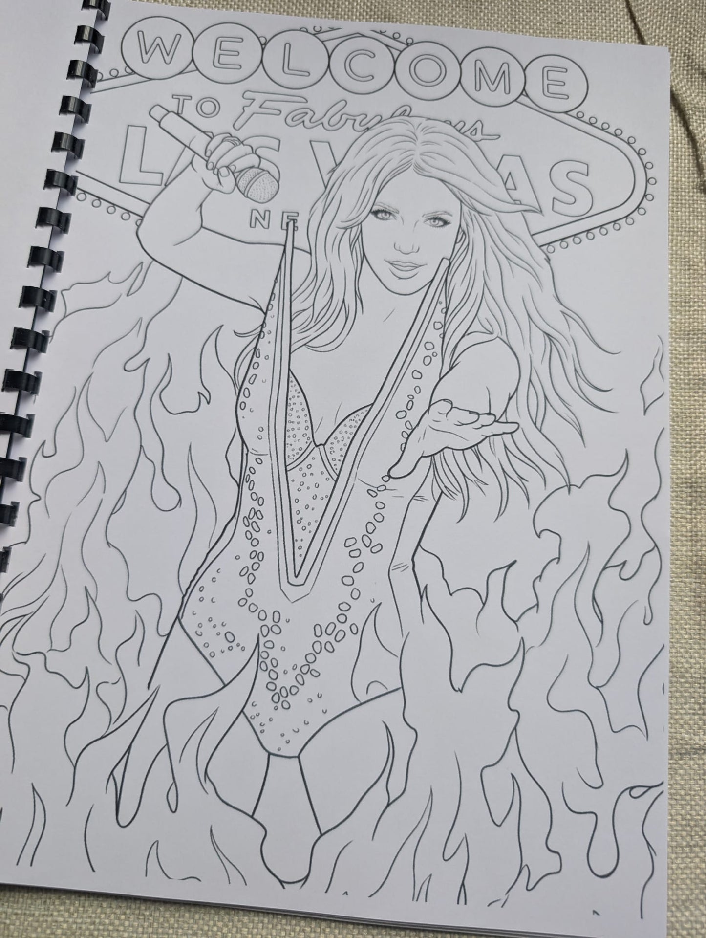 Britney Spears Colouring Book – Inspired Pop Princess Colouring Book | 20+ Pages Celebrating a Music Icon