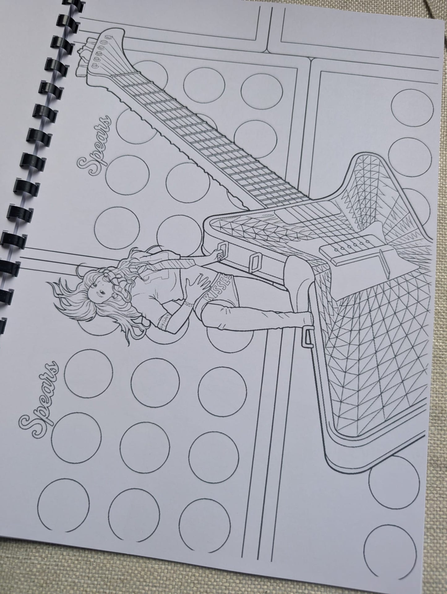 Britney Spears Colouring Book – Inspired Pop Princess Colouring Book | 20+ Pages Celebrating a Music Icon
