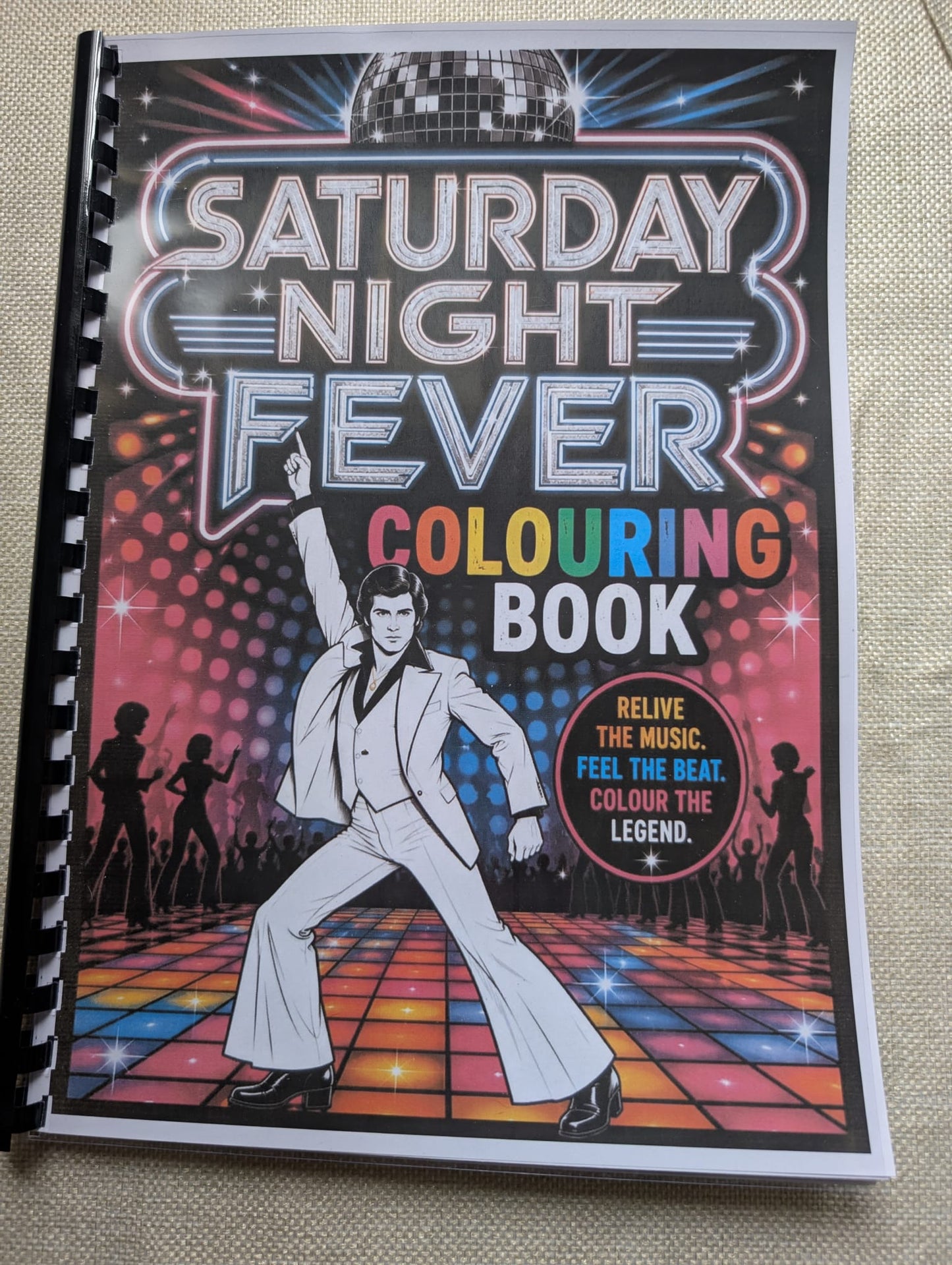 Saturday Night Fever Colouring Book – Disco & Dance Inspired Colouring Book | 20+ Retro 70s Colouring Pages