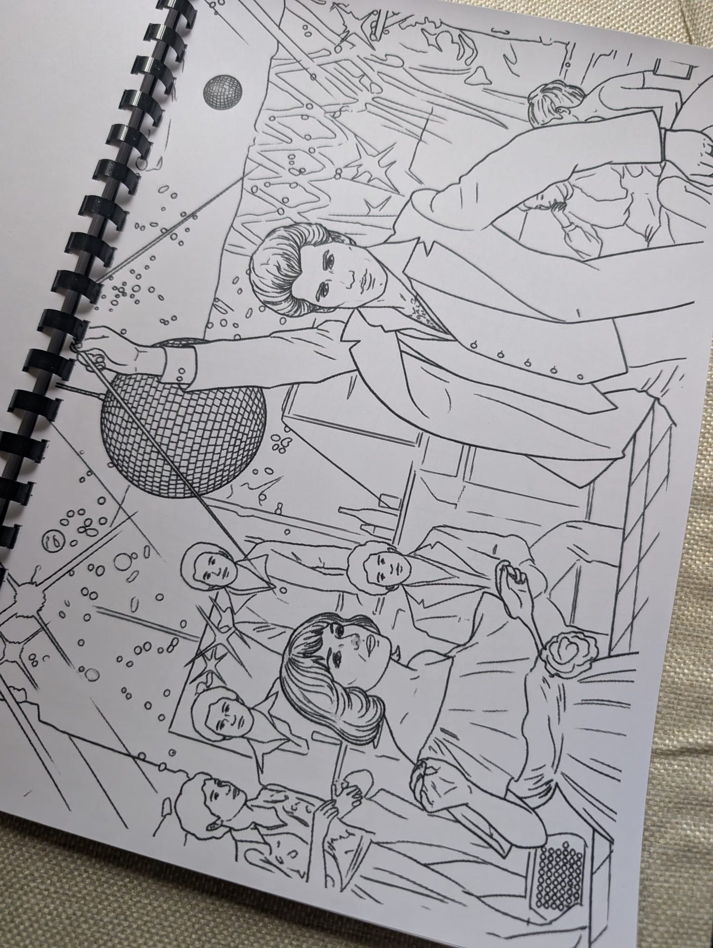 Saturday Night Fever Colouring Book – Disco & Dance Inspired Colouring Book | 20+ Retro 70s Colouring Pages