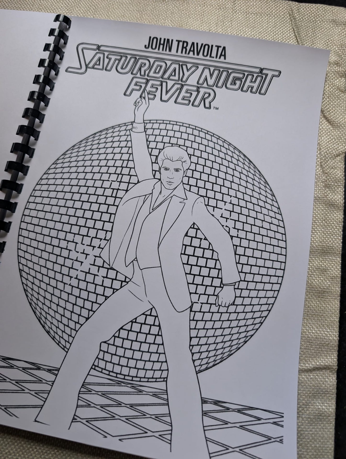 Saturday Night Fever Colouring Book – Disco & Dance Inspired Colouring Book | 20+ Retro 70s Colouring Pages