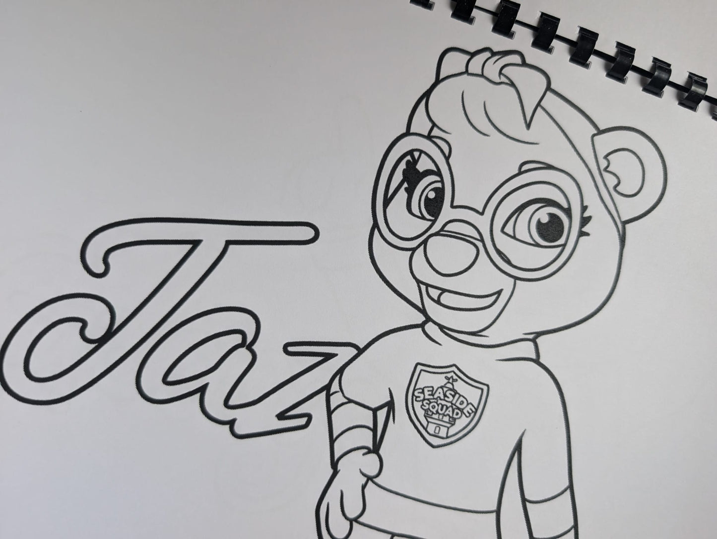 Haven Seaside Squad Colouring Book – Fun Holiday Characters Colouring Book | 20+ Seaside-Themed Pages