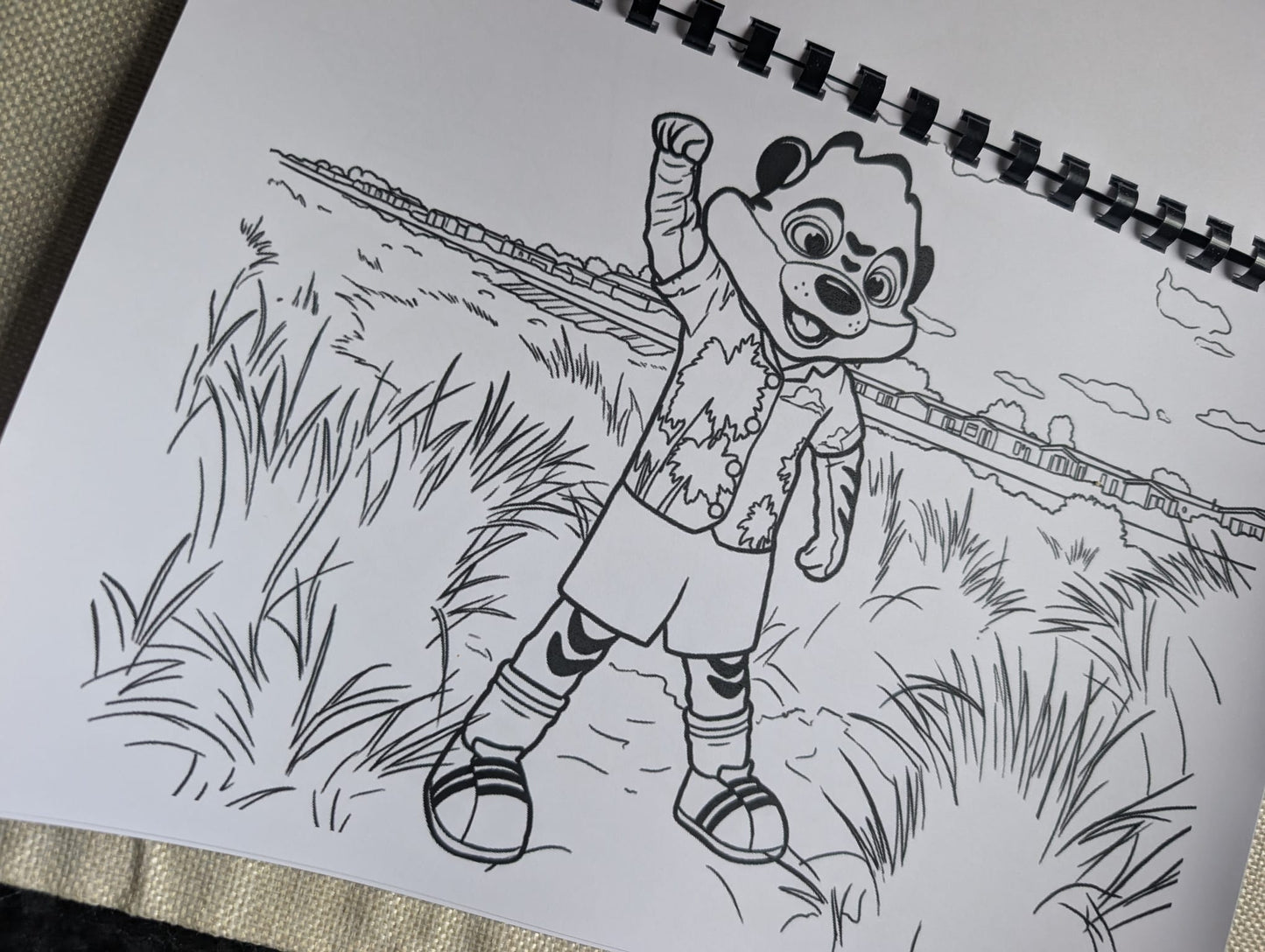 Haven Seaside Squad Colouring Book – Fun Holiday Characters Colouring Book | 20+ Seaside-Themed Pages