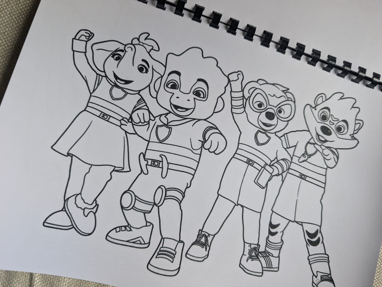 Haven Seaside Squad Colouring Book – Fun Holiday Characters Colouring Book | 20+ Seaside-Themed Pages
