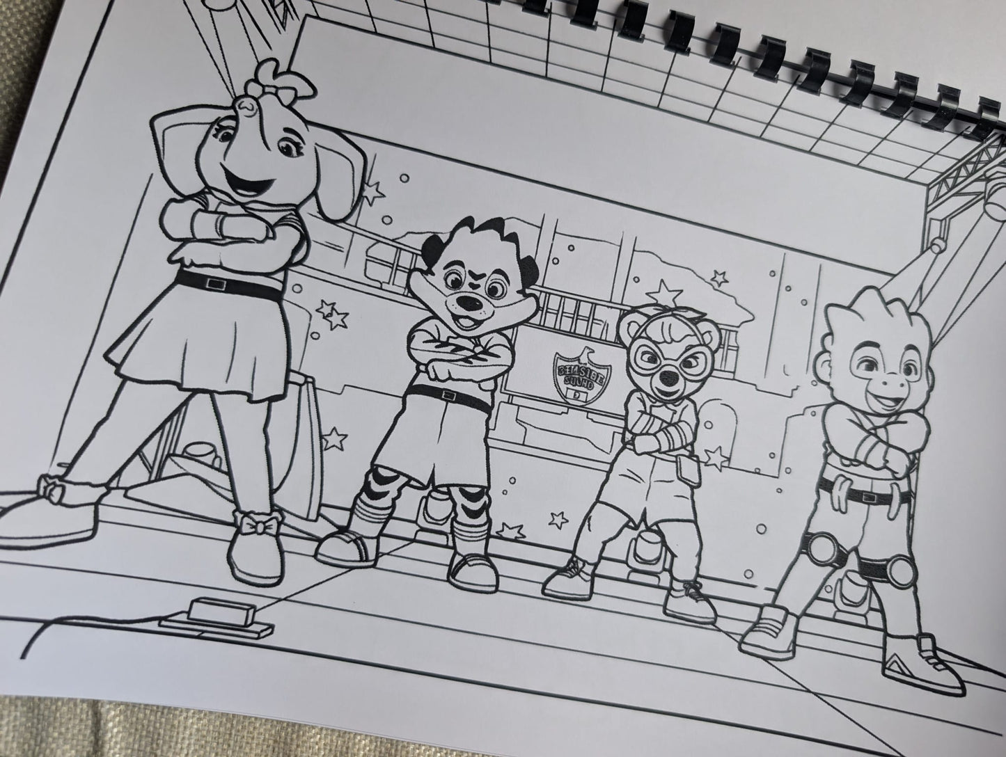 Haven Seaside Squad Colouring Book – Fun Holiday Characters Colouring Book | 20+ Seaside-Themed Pages