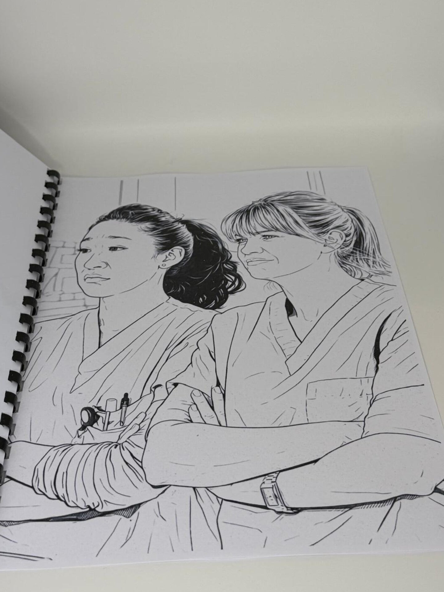 Grey's Anatomy Colouring Book – Inspired Medical Drama Colouring Book | 20+ Pages of Hospital Life, Friendship & Romance