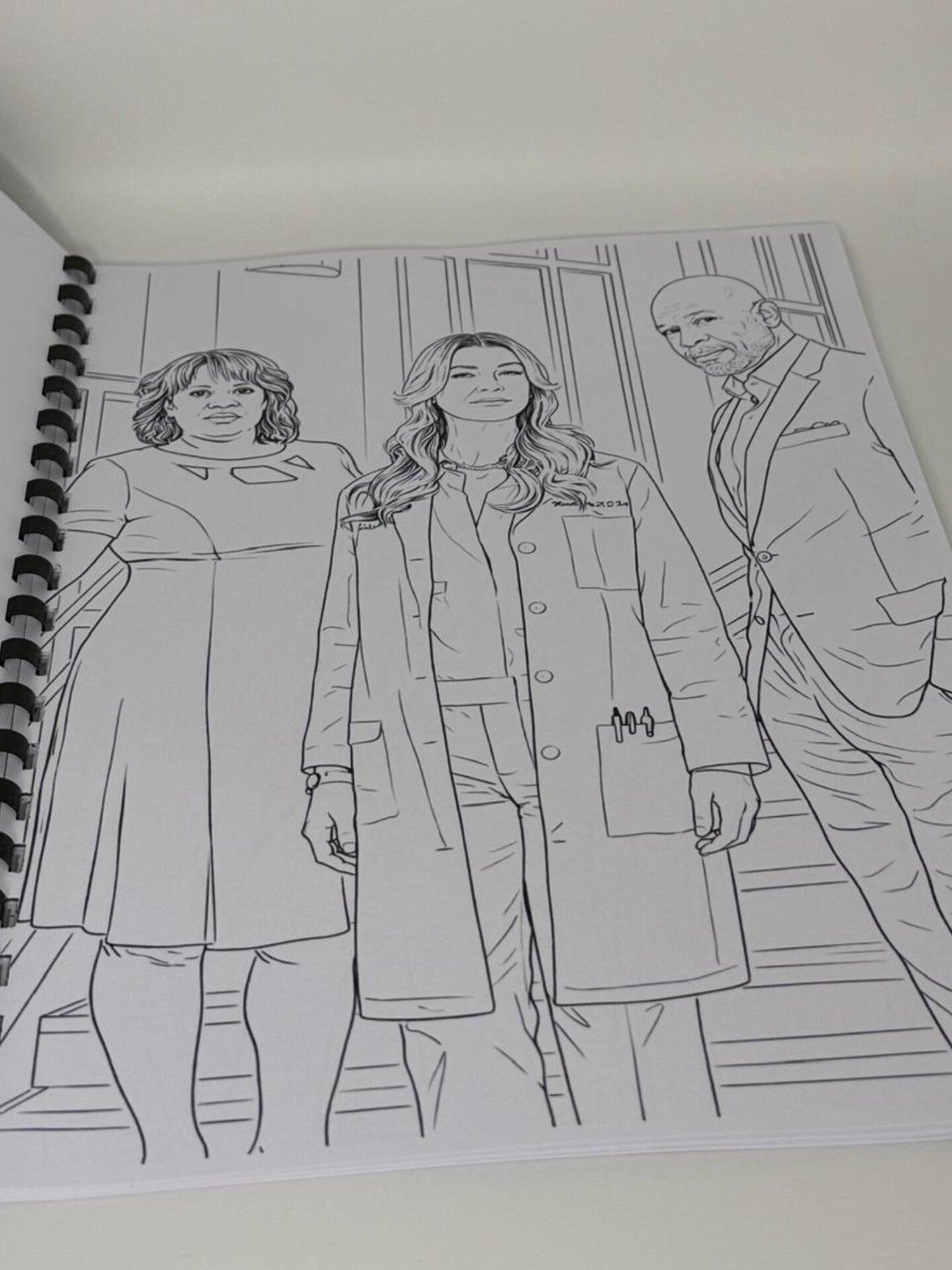 Grey's Anatomy Colouring Book – Inspired Medical Drama Colouring Book | 20+ Pages of Hospital Life, Friendship & Romance