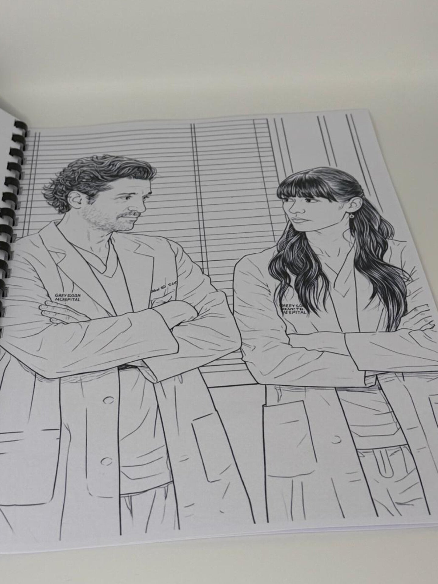 Grey's Anatomy Colouring Book – Inspired Medical Drama Colouring Book | 20+ Pages of Hospital Life, Friendship & Romance