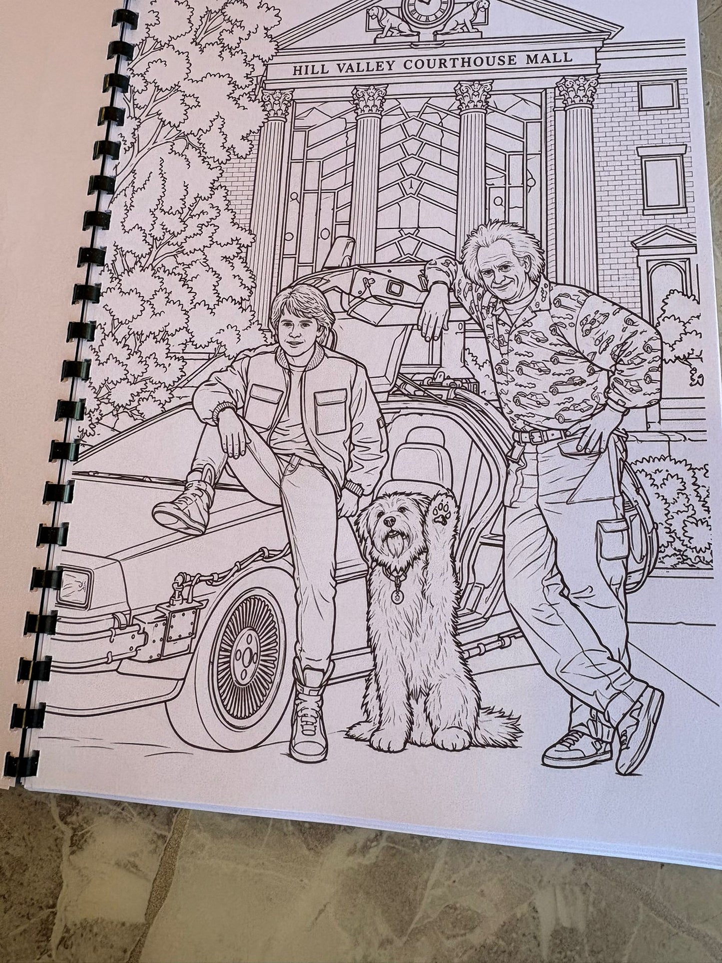 Back to the Future Colouring Book