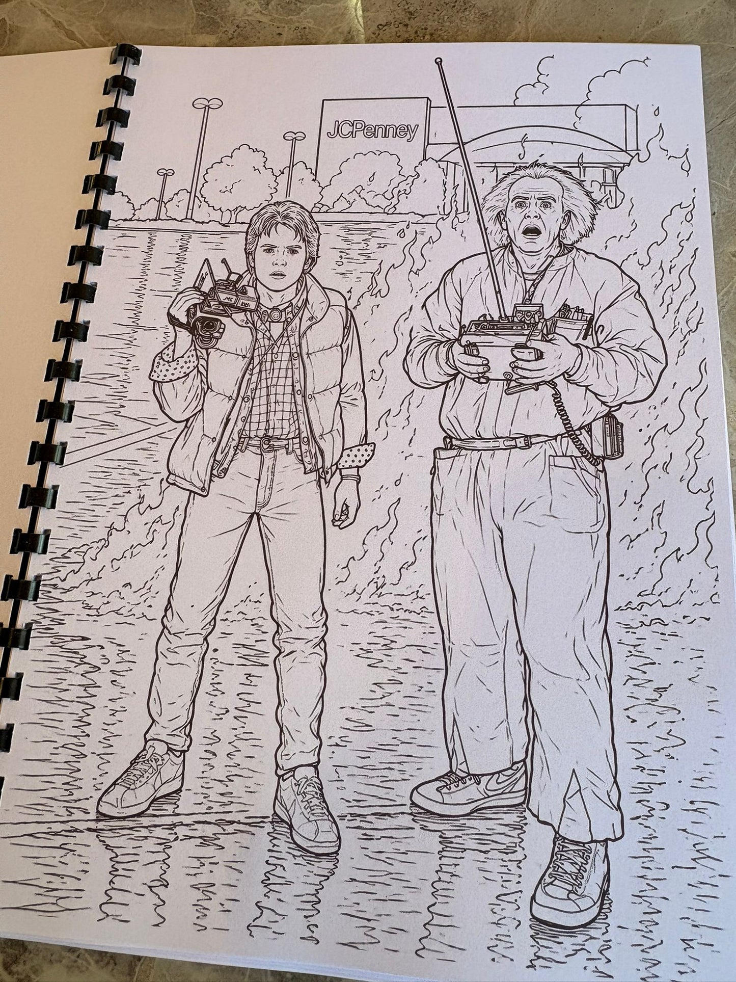 Back to the Future Colouring Book