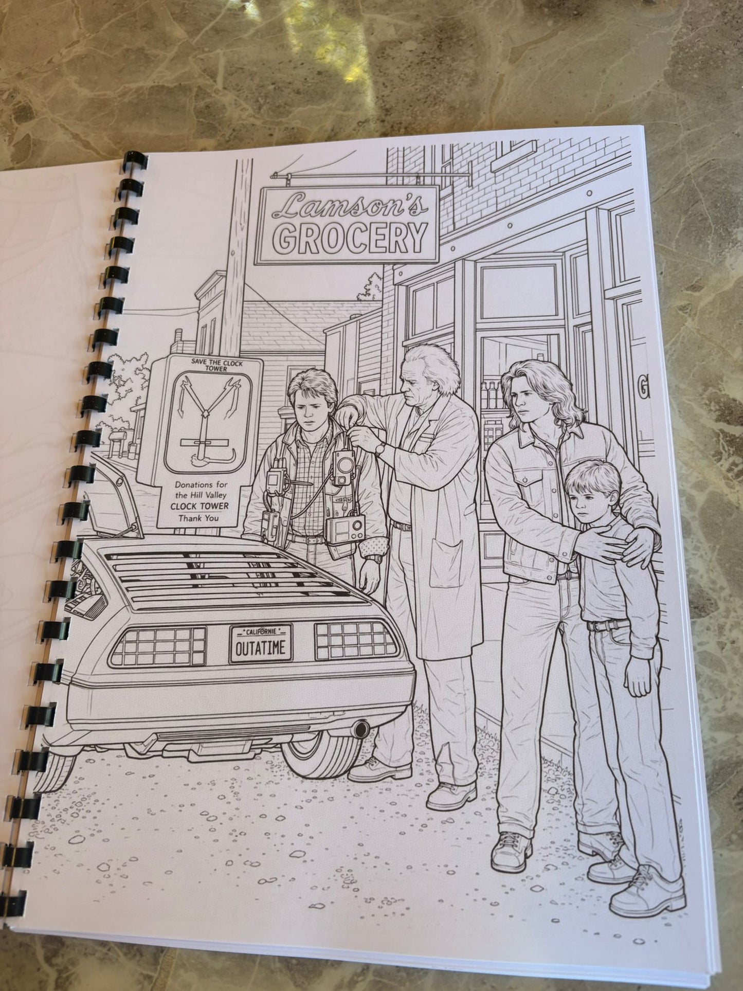 Back to the Future Colouring Book