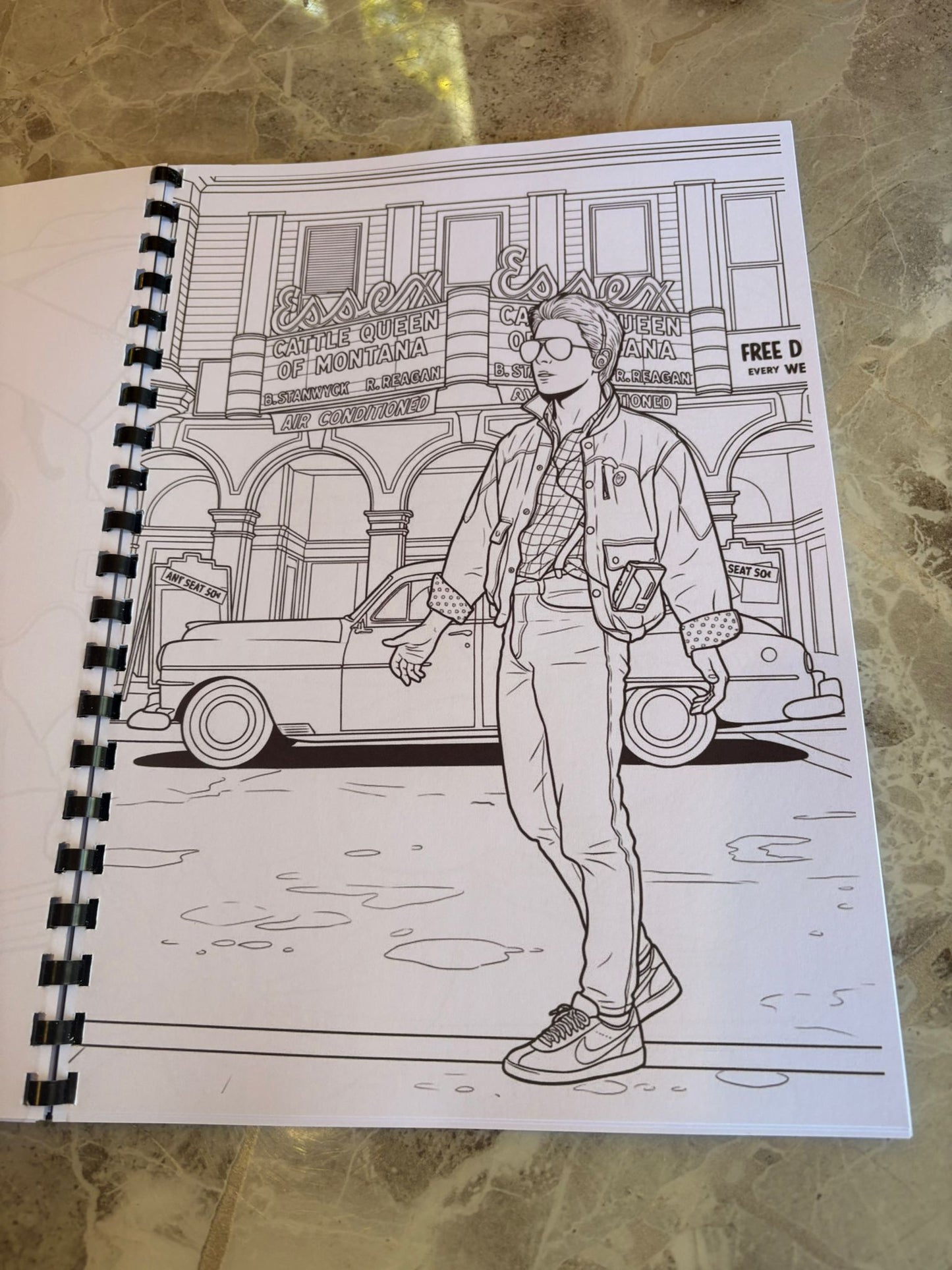 Back to the Future Colouring Book