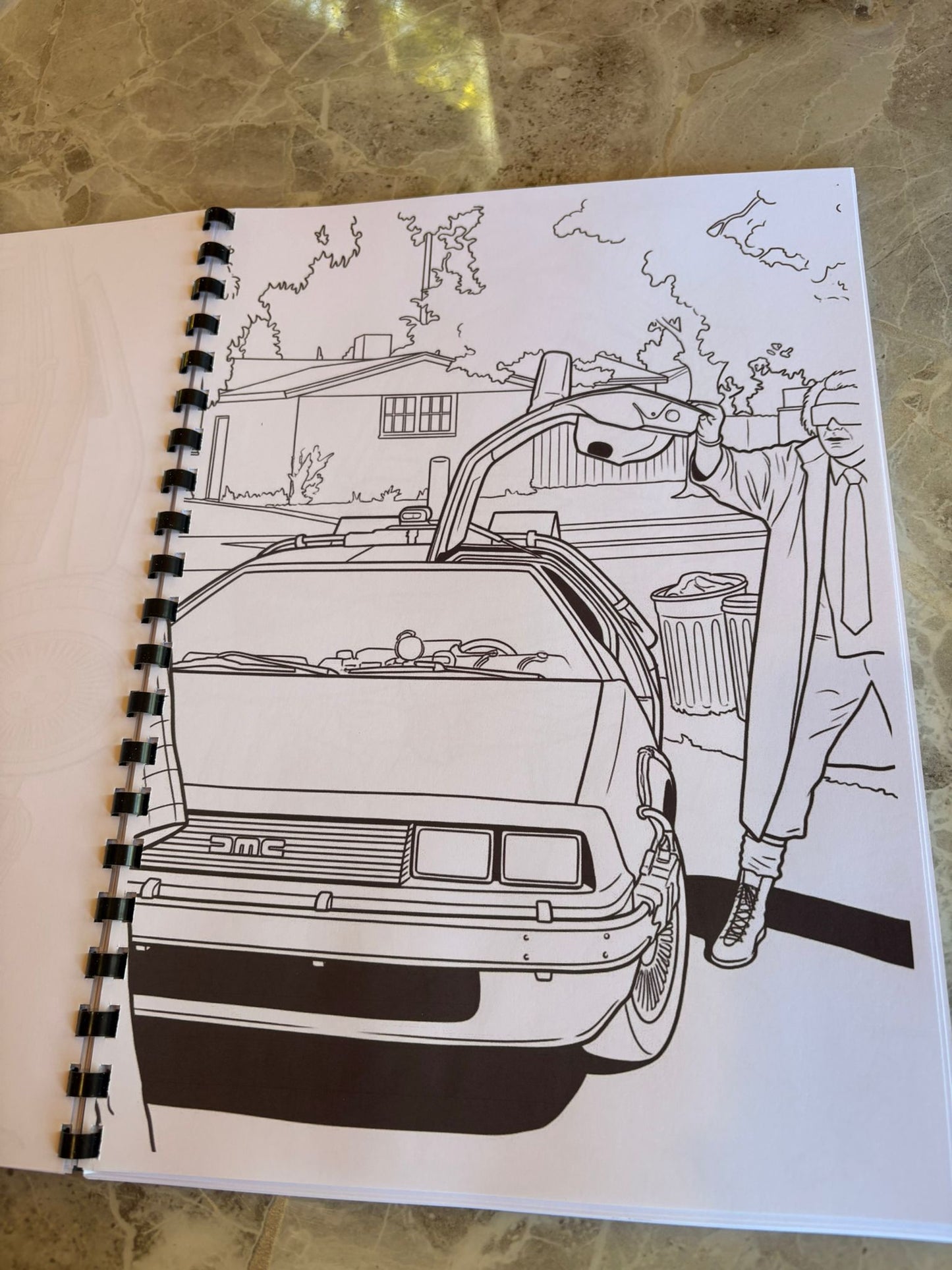 Back to the Future Colouring Book