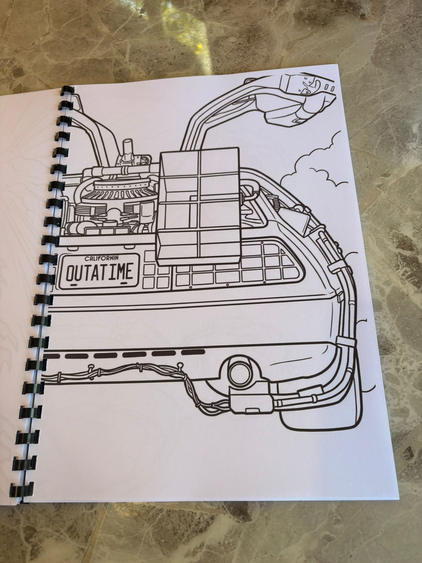 Back to the Future Colouring Book