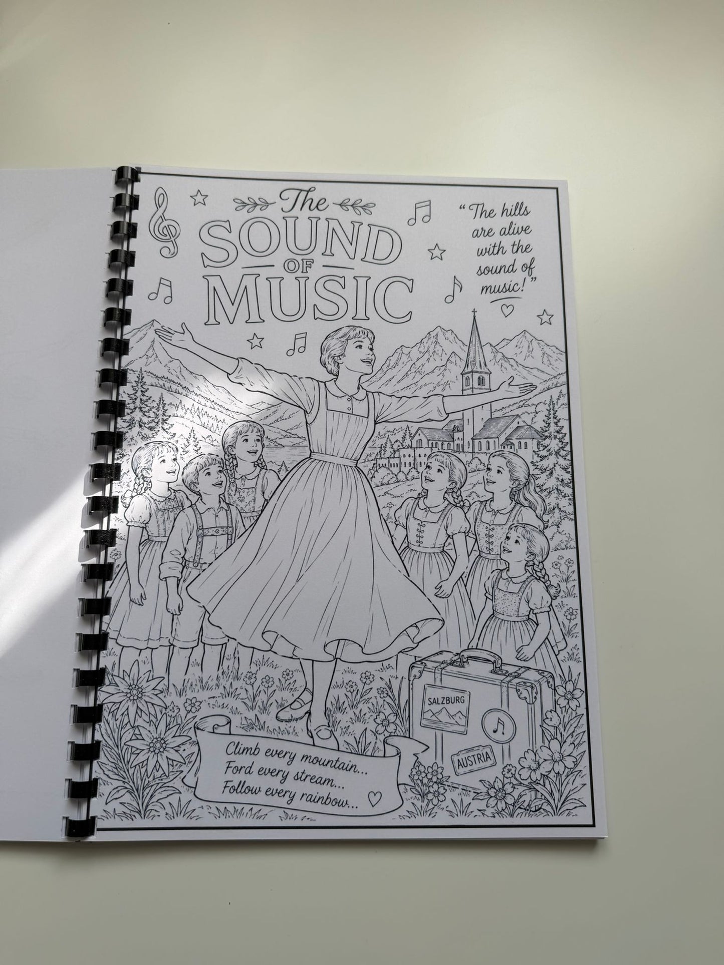 Musical Theatre Colouring Book – Inspired by Broadway & West End Classics | 20+ Show-Stopping Colouring Pages