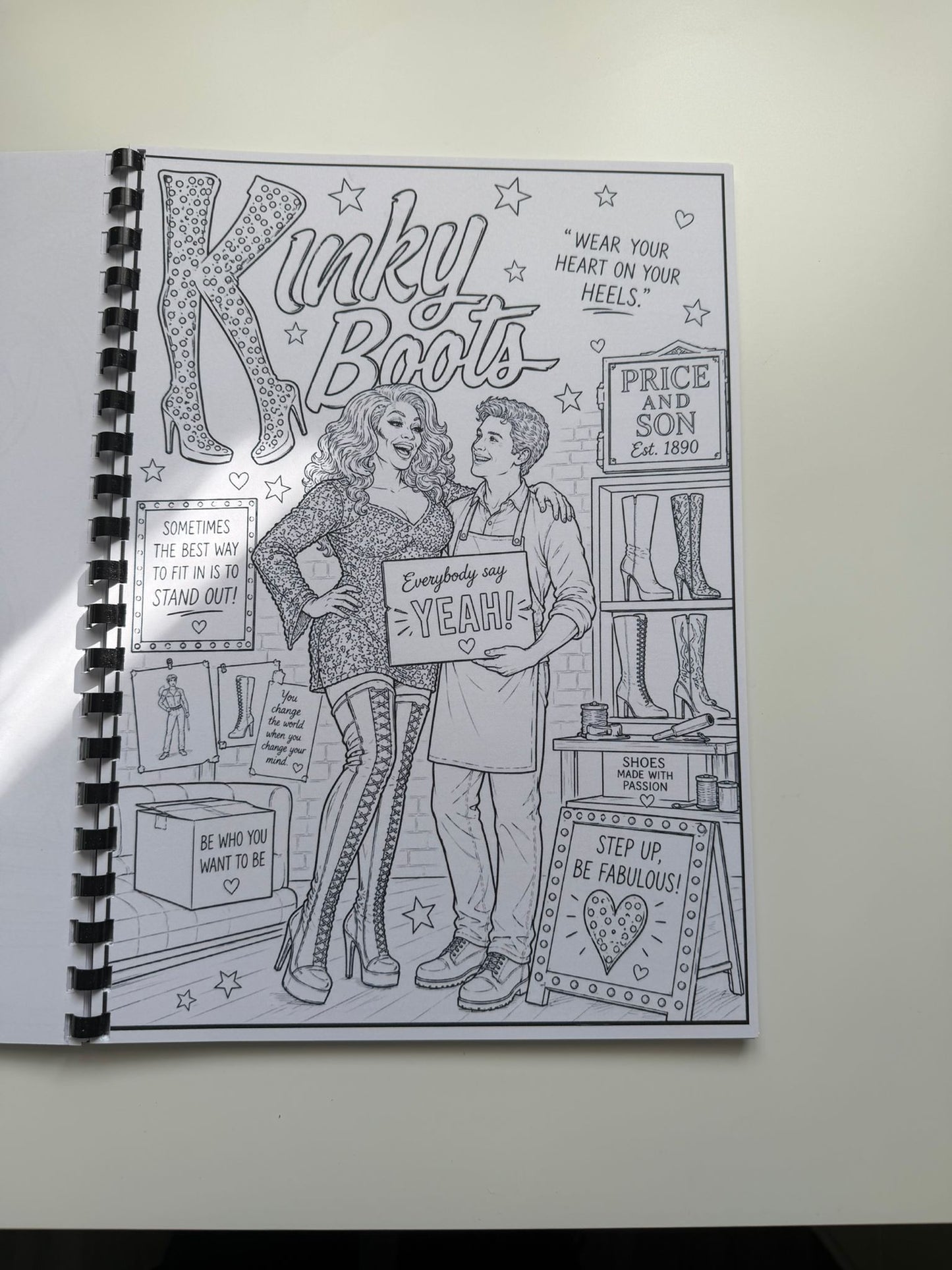 Musical Theatre Colouring Book – Inspired by Broadway & West End Classics | 20+ Show-Stopping Colouring Pages
