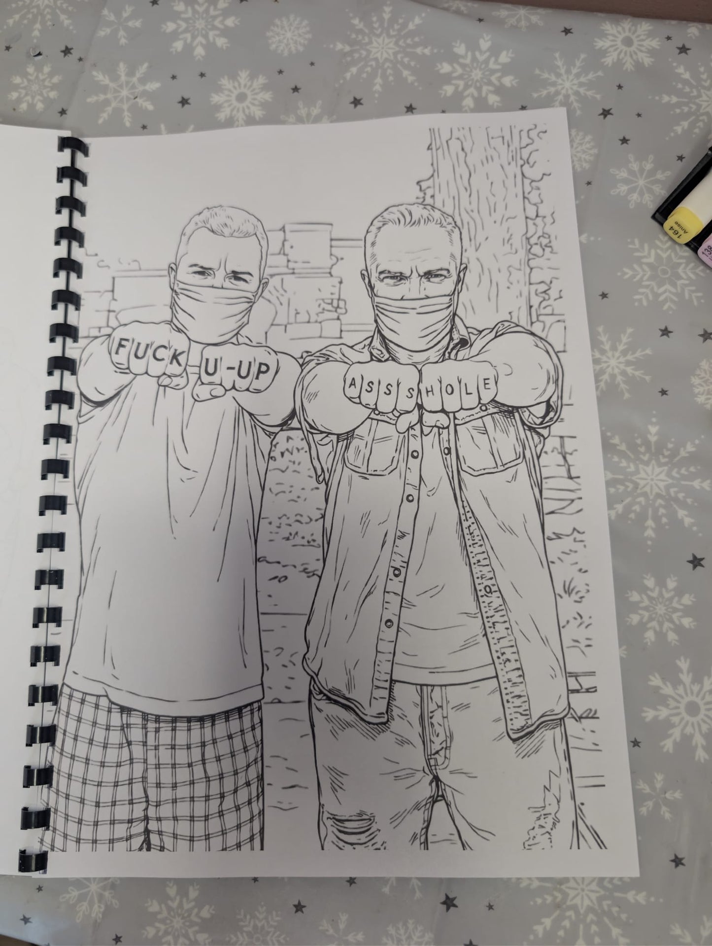 Shameless US Colouring Book – Inspired Fan Art Colouring Book | 20+ Pages of Gallagher Family Fun