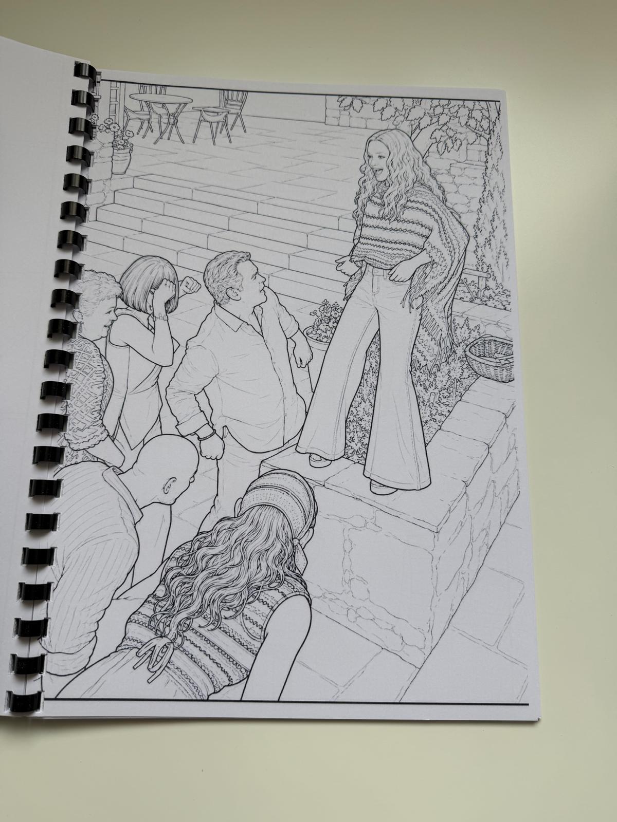 Mamma Mia Colouring Book | Musical Theatre Inspired Colouring Book | A4 Colouring Book Gift