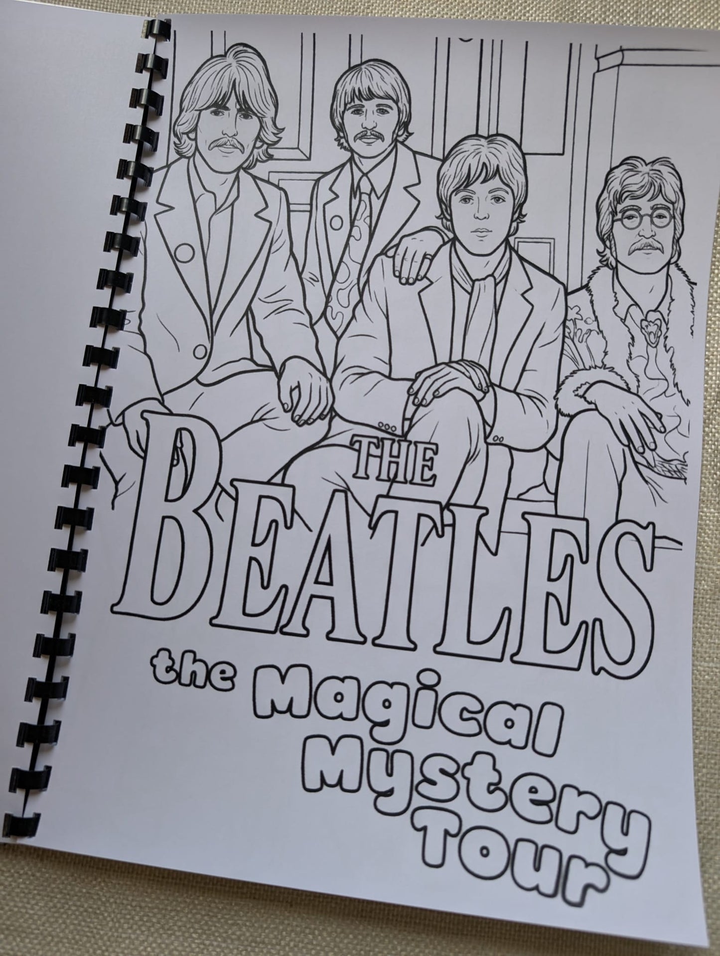 The Beatles Colouring Book – Inspired Music Legends Colouring Book | 20+ Pages Celebrating an Iconic Band