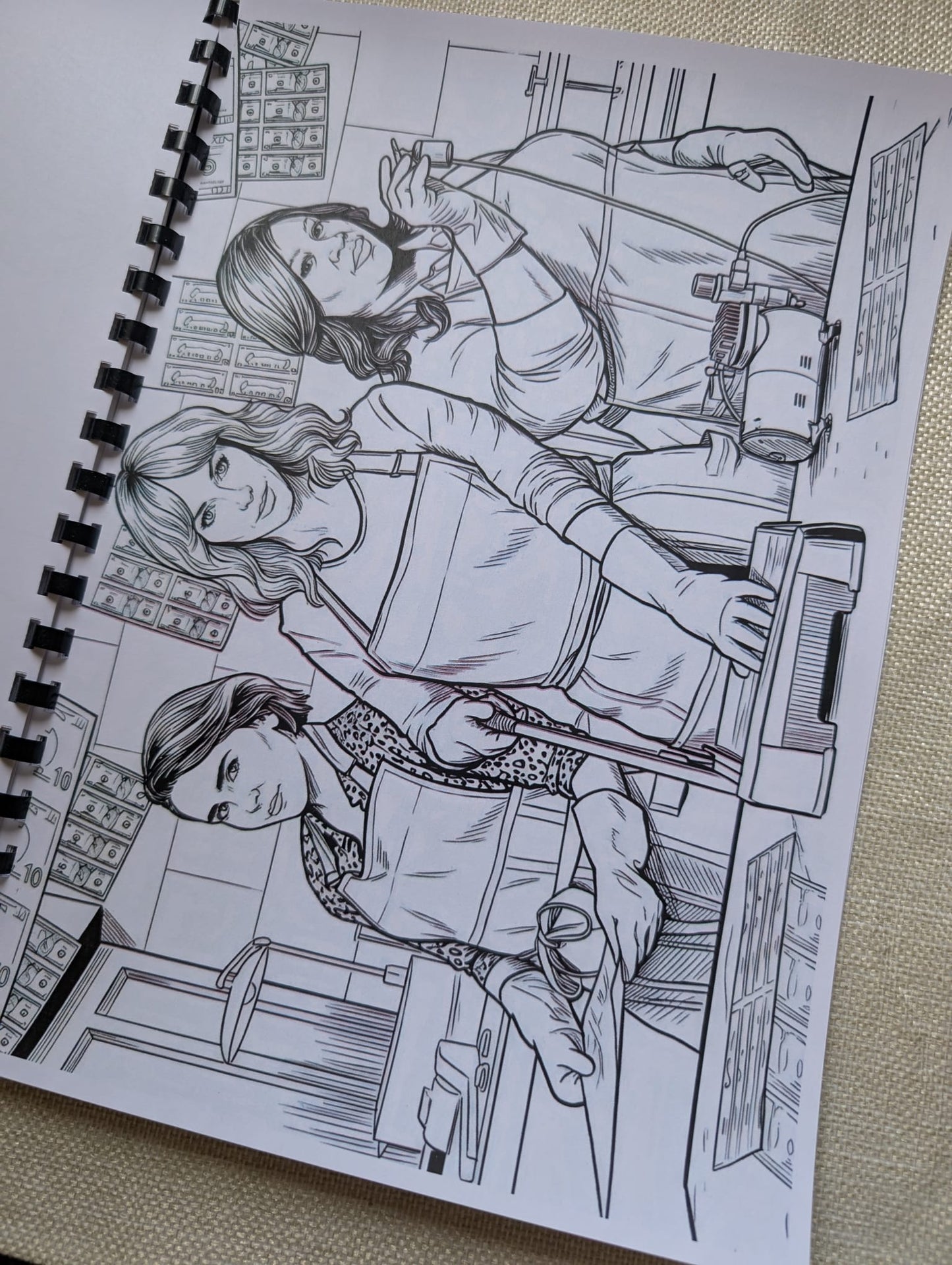 Good Girls Colouring Book – Inspired TV Series Colouring Book | 20+ Pages of Crime, Comedy & Chaos