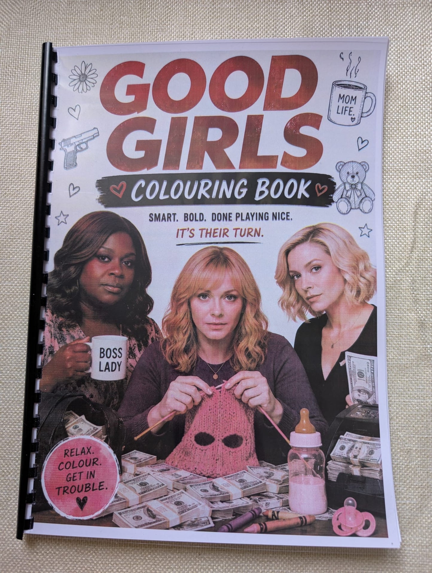 Good Girls Colouring Book – Inspired TV Series Colouring Book | 20+ Pages of Crime, Comedy & Chaos