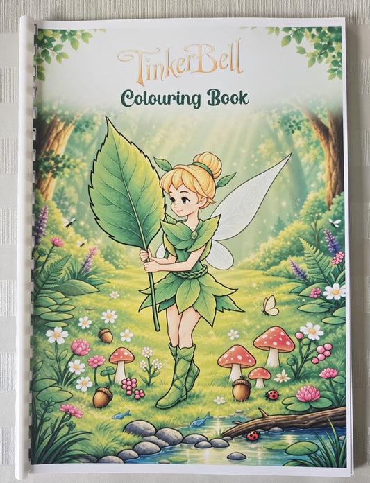 Tinkerbell colouring book cover