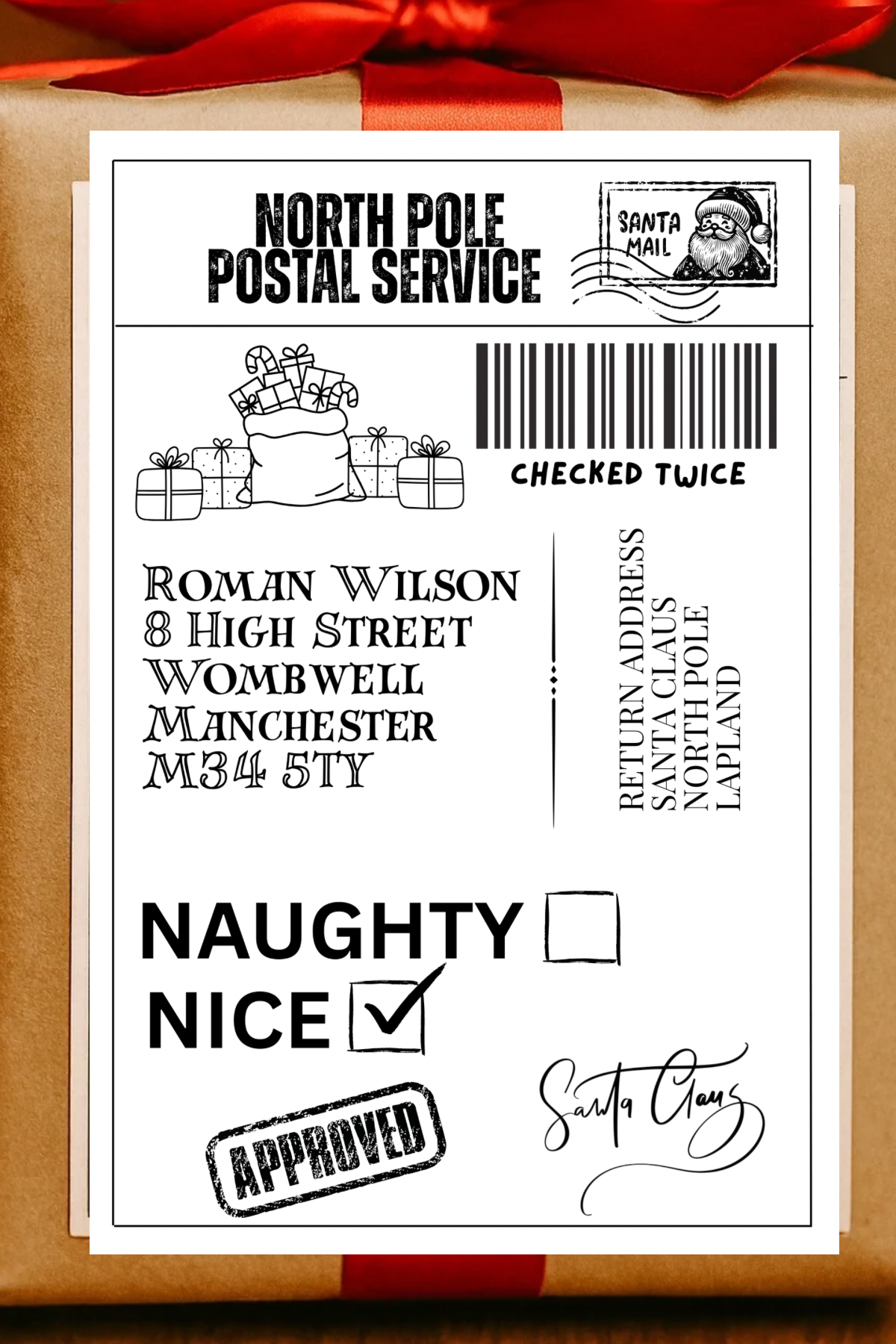 Santa’s Postage Labels (10)