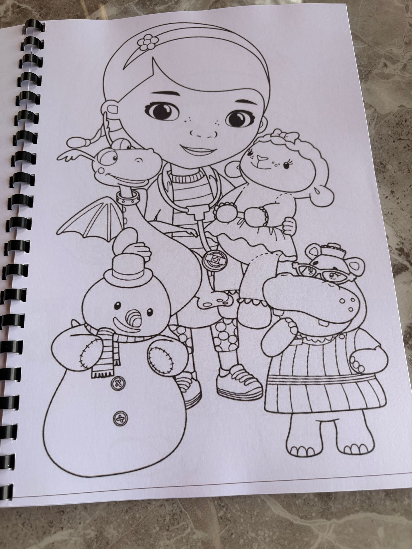 Disney Jr Shows Colouring Book