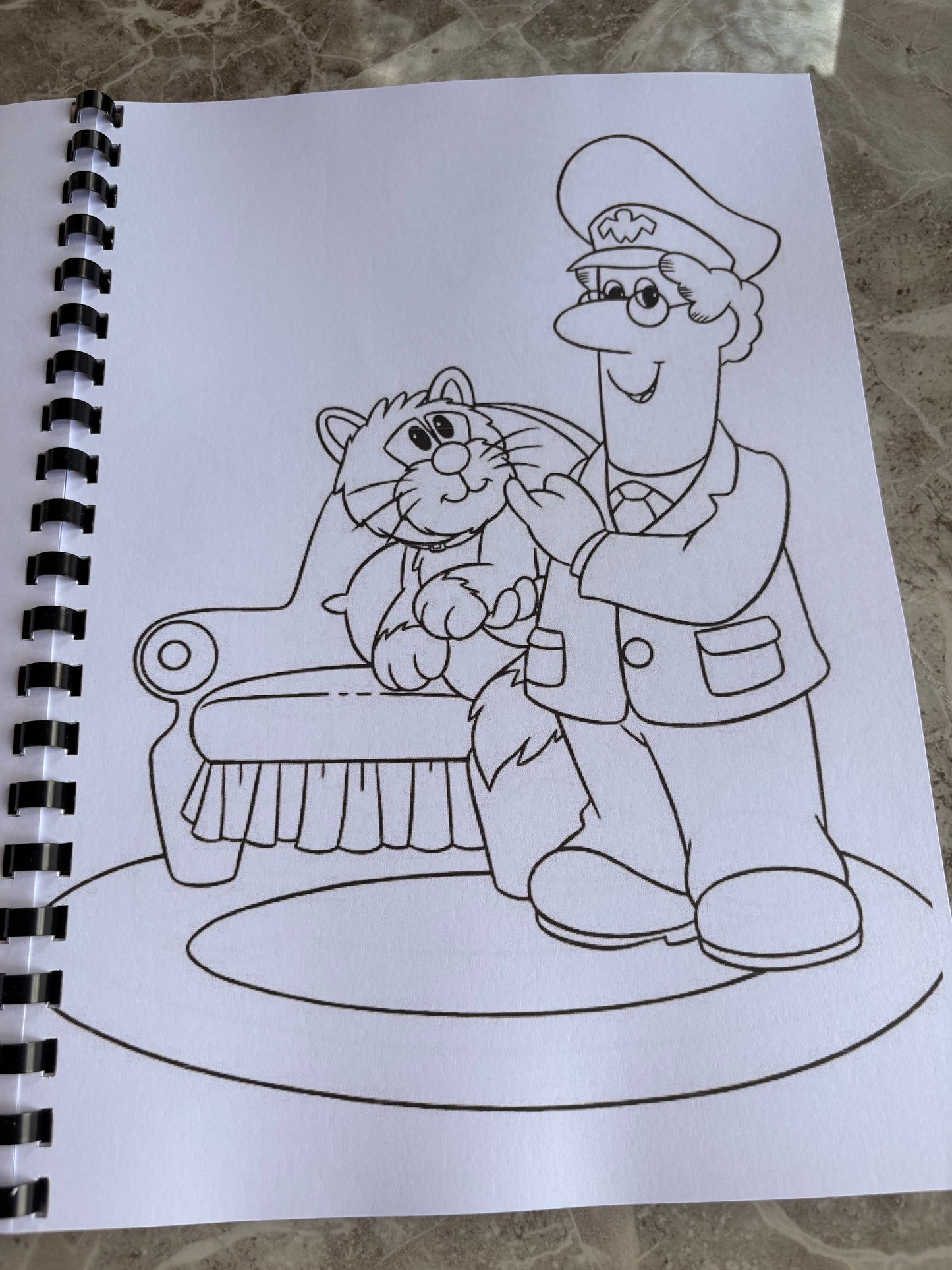 Postman Pat Inspired Colouring Book