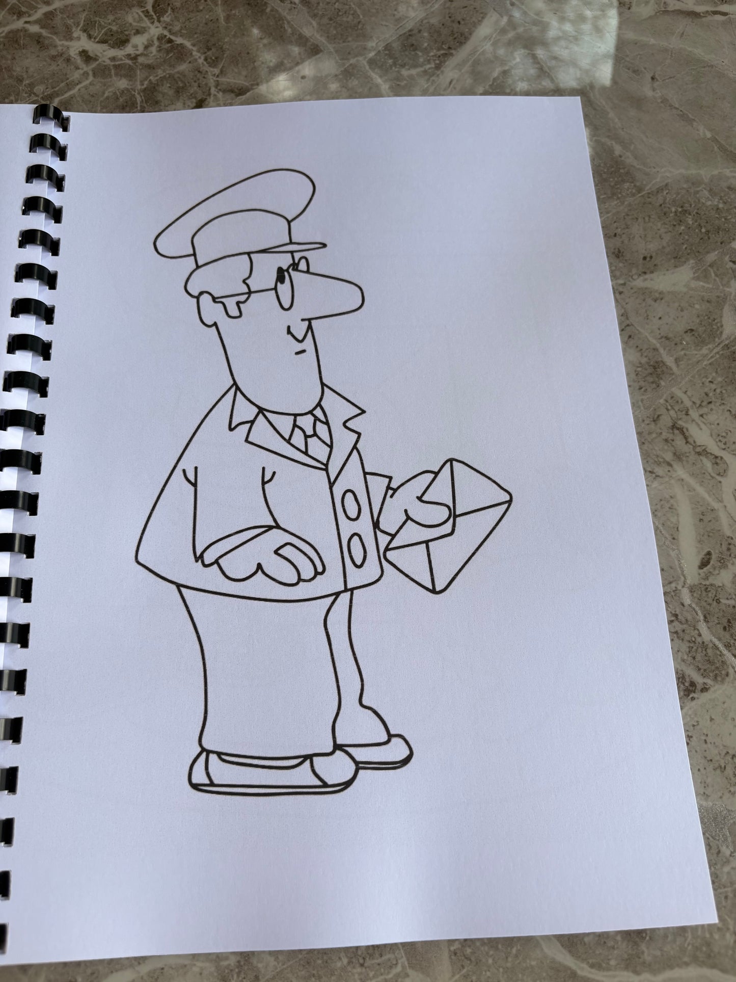 Postman Pat Inspired Colouring Book