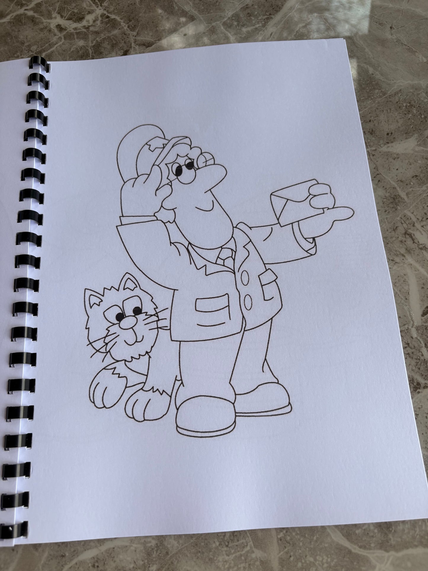 Postman Pat Inspired Colouring Book
