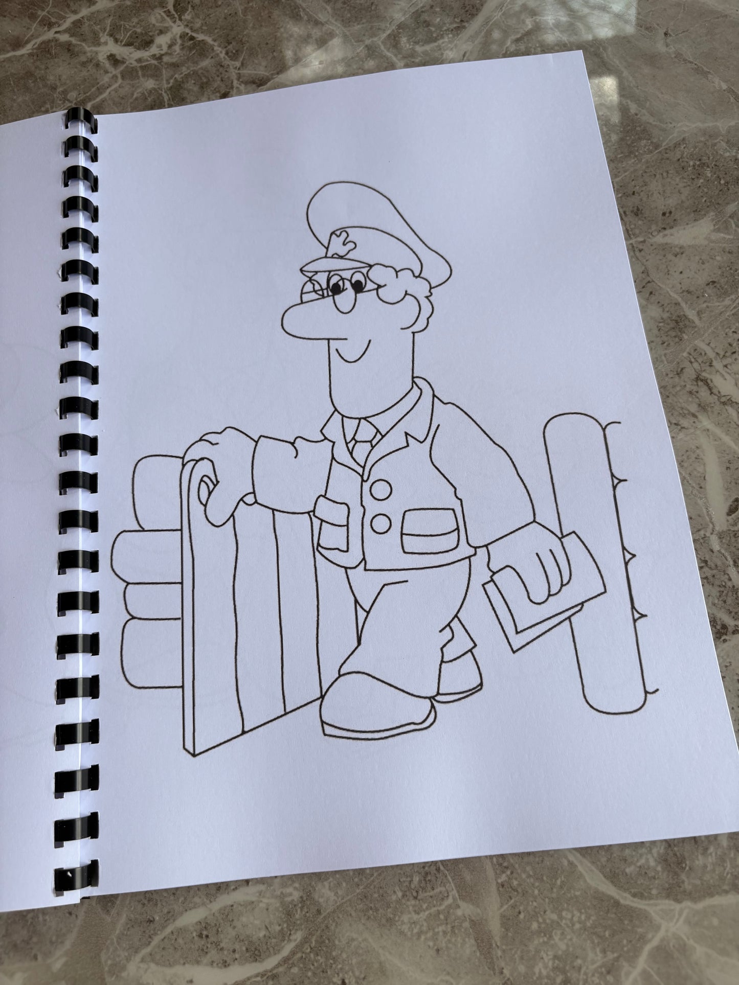 Postman Pat Inspired Colouring Book