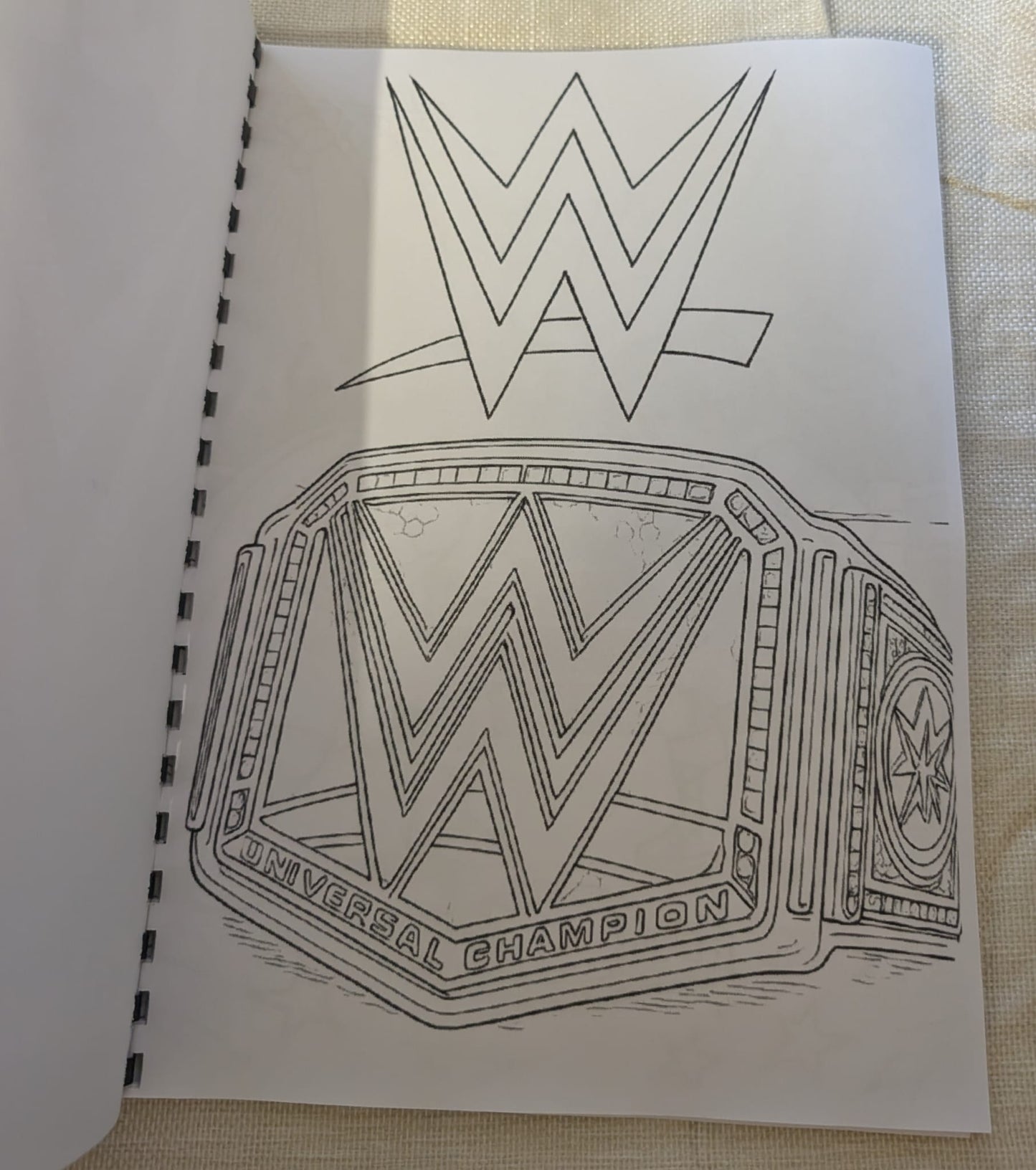 WWE Inspired Colouring Book