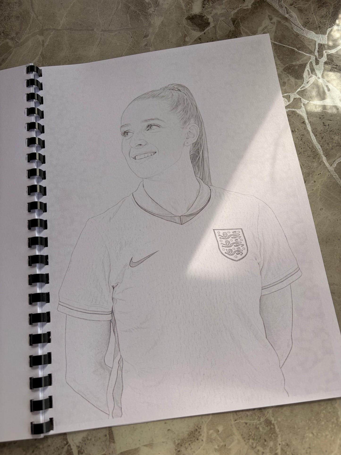 England Women’s Football Colouring Book