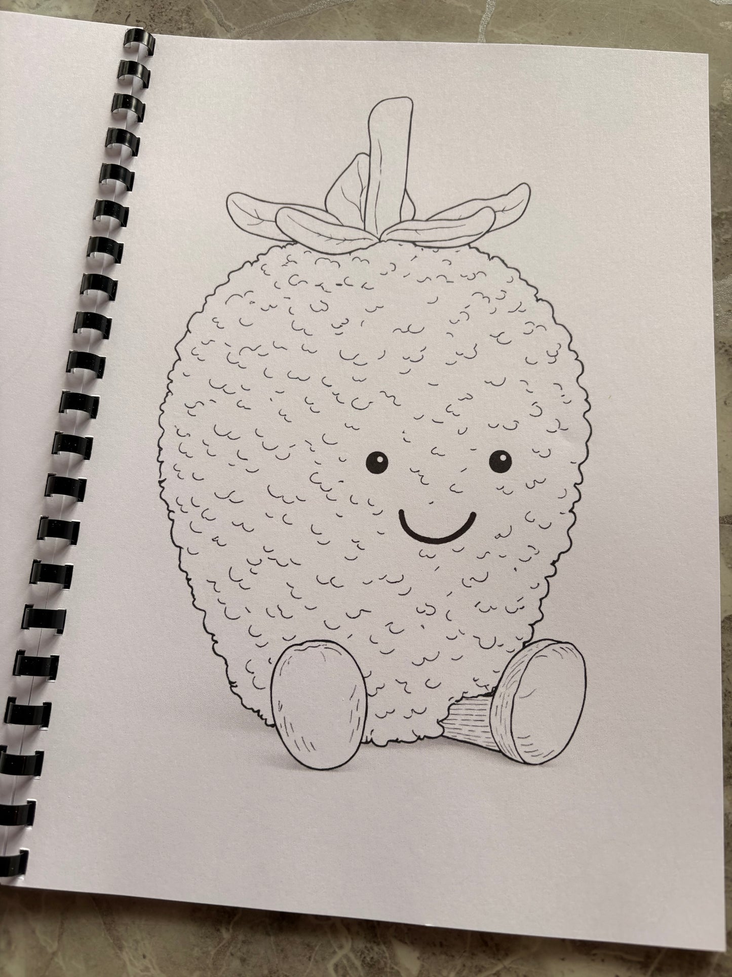Summer Jellycat Plushie Colouring Book A4 | Cute Teddy Style Colouring Book | 20+ Pages | Kids & Adults Colouring Book | Printed in UK