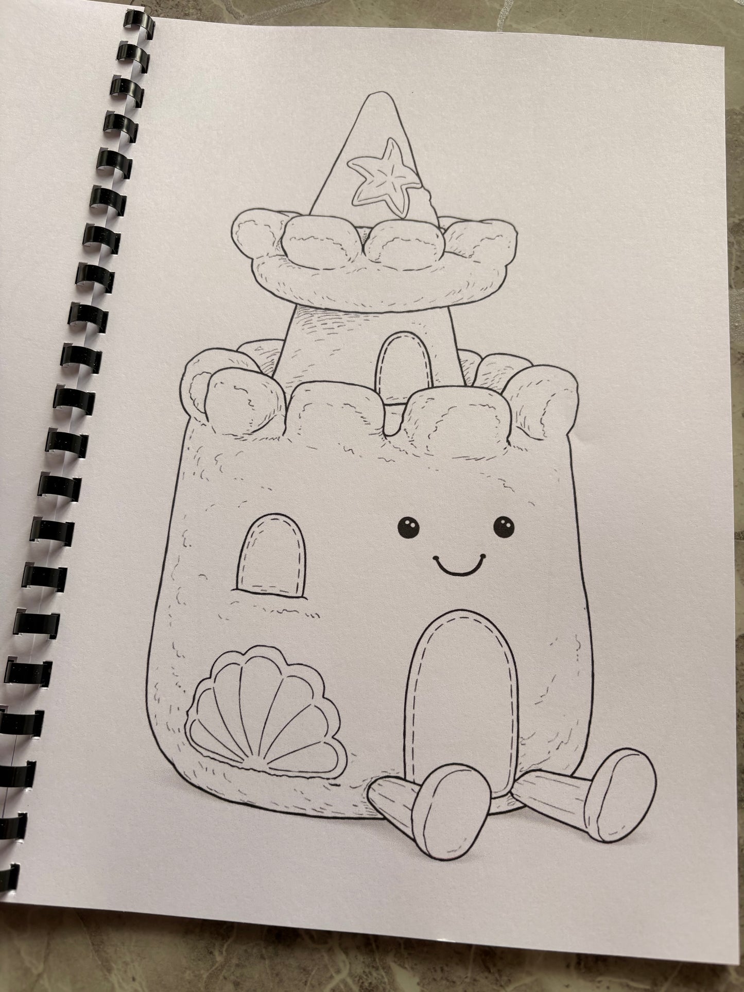 Summer Jellycat Plushie Colouring Book A4 | Cute Teddy Style Colouring Book | 20+ Pages | Kids & Adults Colouring Book | Printed in UK