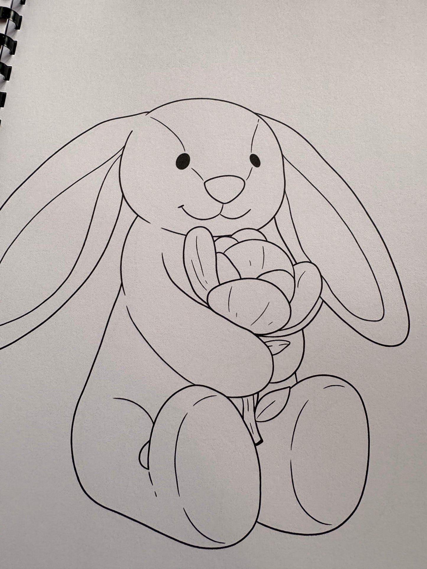 Summer Jellycat Plushie Colouring Book A4 | Cute Teddy Style Colouring Book | 20+ Pages | Kids & Adults Colouring Book | Printed in UK