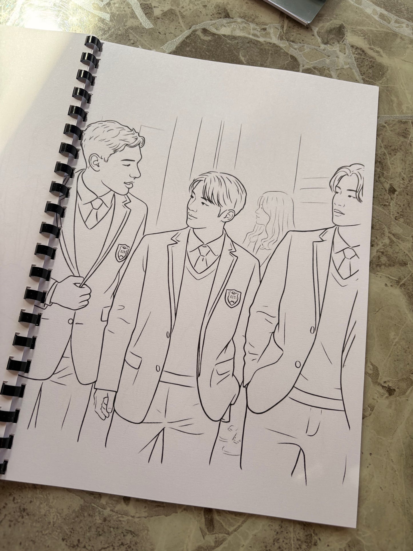 XO Kitty Colouring Book A4 | Romantic Teen Drama Colouring Book | 20+ Pages | Aesthetic Colouring Book | Printed in UK