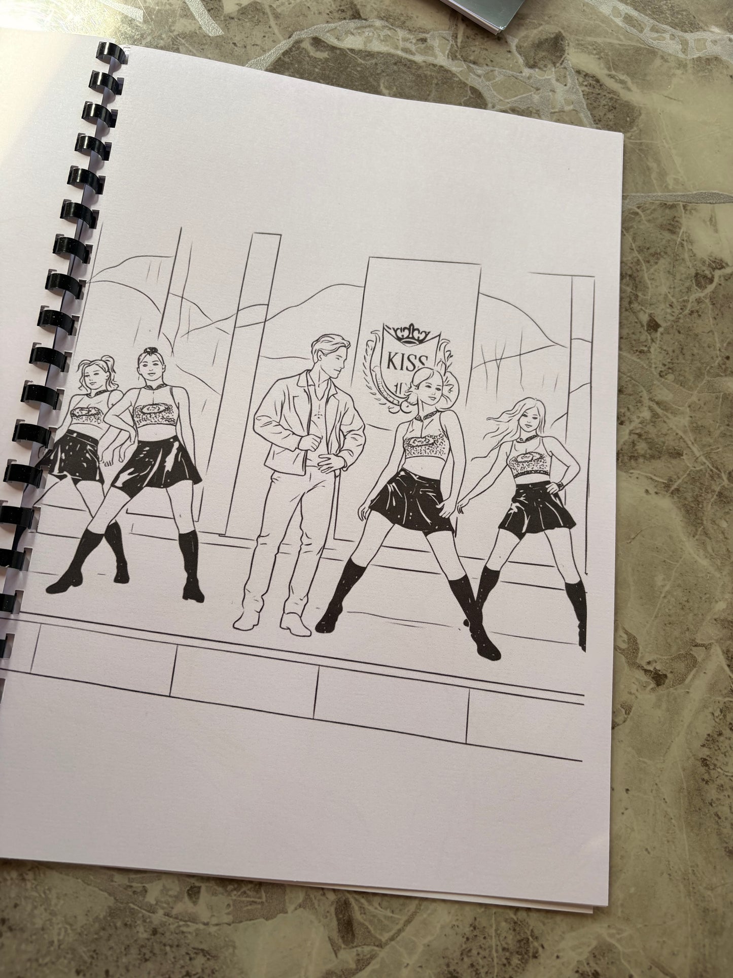 XO Kitty Colouring Book A4 | Romantic Teen Drama Colouring Book | 20+ Pages | Aesthetic Colouring Book | Printed in UK