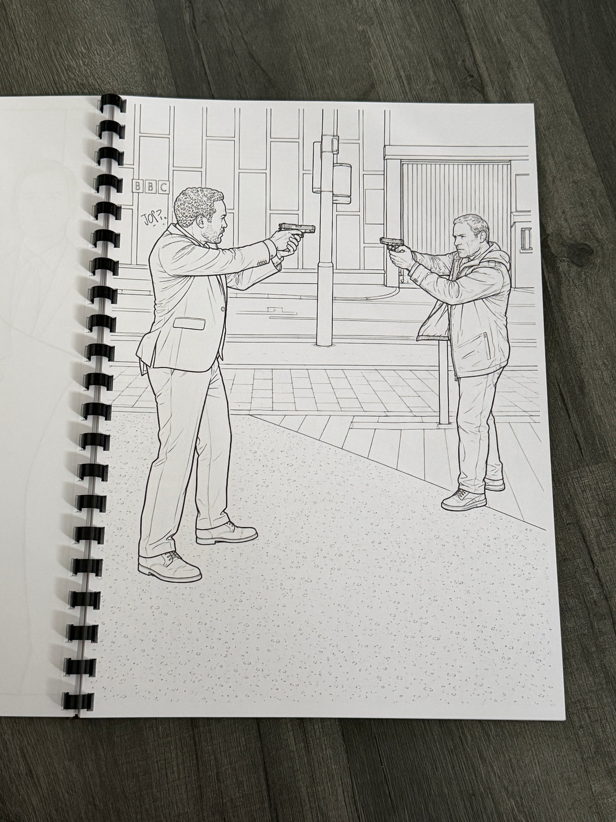 Line of Duty Colouring Book | British Crime TV Inspired Adult Colouring Book