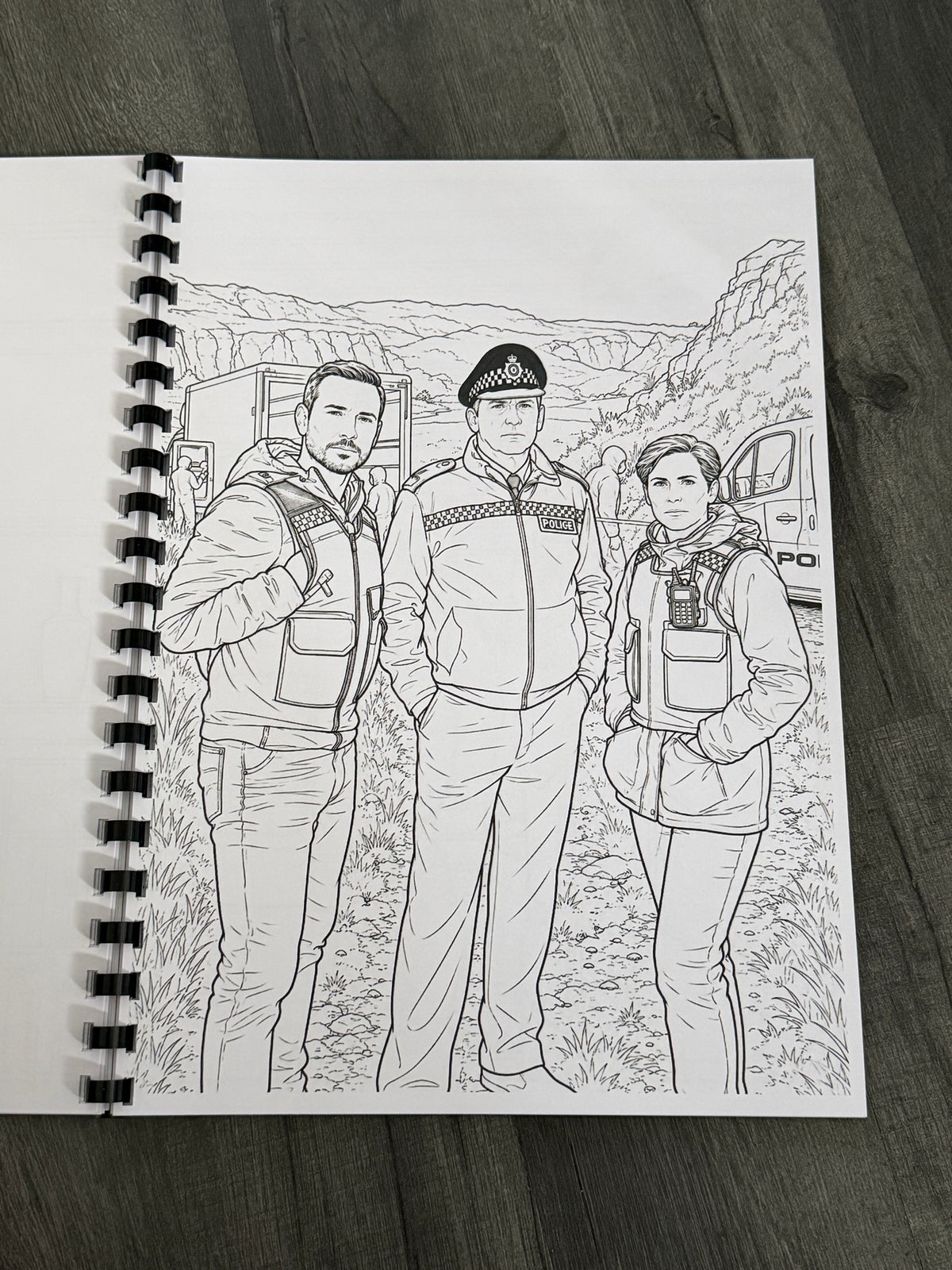 Line of Duty Colouring Book | British Crime TV Inspired Adult Colouring Book