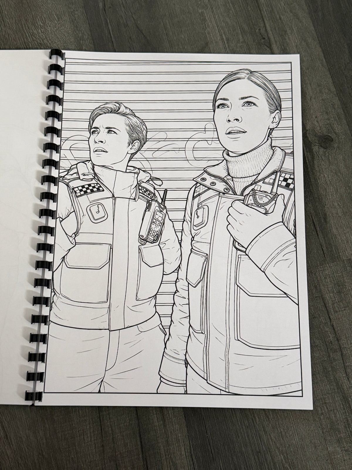 Line of Duty Colouring Book | British Crime TV Inspired Adult Colouring Book