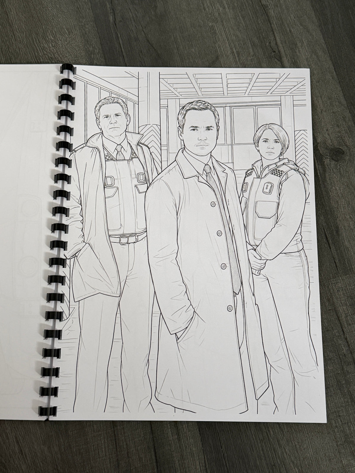 Line of Duty Colouring Book | British Crime TV Inspired Adult Colouring Book