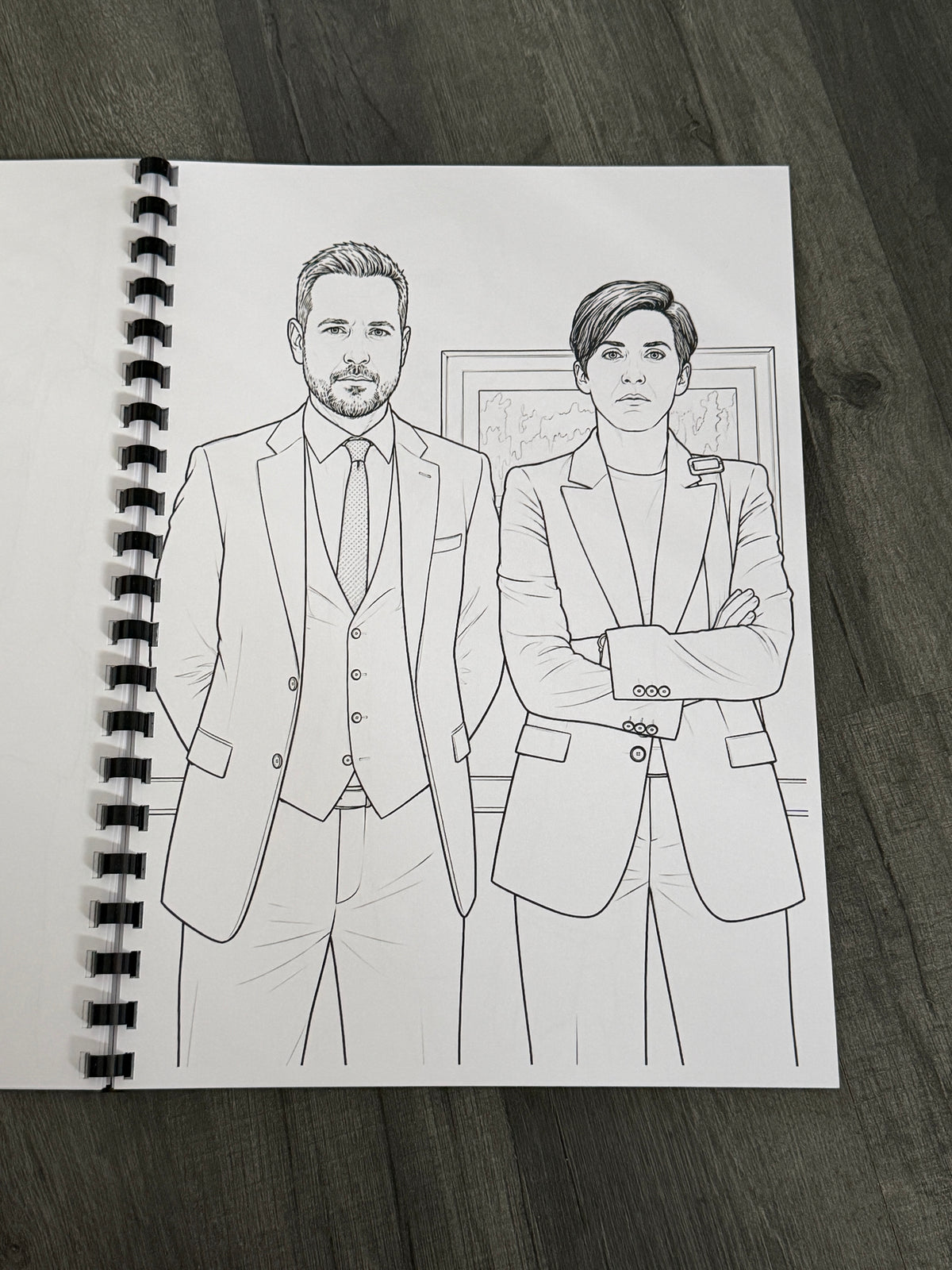 Line of Duty Colouring Book | British Crime TV Inspired Adult Colouring Book
